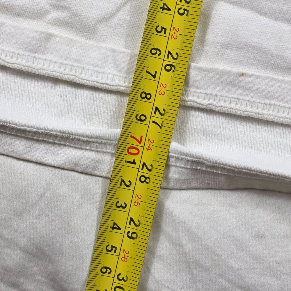 Vintage Champion Mens 3X-4X White Short Sleeve T-Shirt Made in USA Casual - Picture 12 of 12